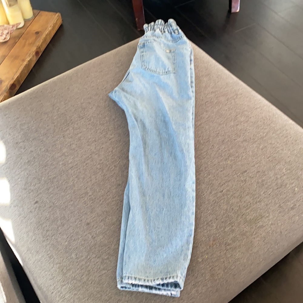 ZARA Drawstring High waisted  jeans size 2 - Picture 3 of 11